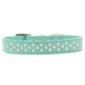 Unconditional Love Sprinkles Pearls Dog CollarAqua Size 14 UN906163